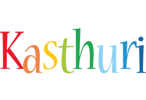 Kasthuri birthday logo