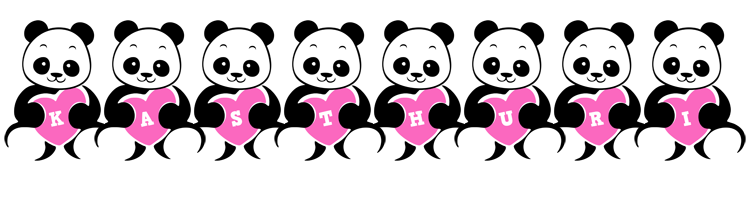 Kasthuri love-panda logo