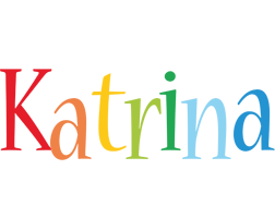 Katrina birthday logo