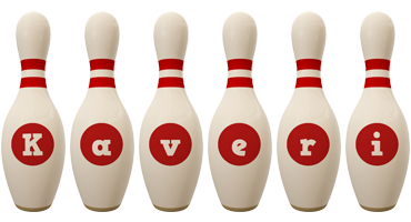 Kaveri bowling-pin logo