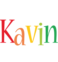 Kavin birthday logo