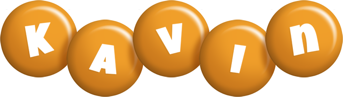 Kavin candy-orange logo