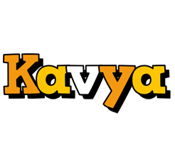 Kavya cartoon logo