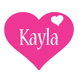 Kayla love-heart logo