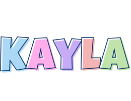 Kayla pastel logo