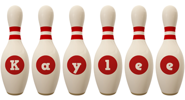 Kaylee bowling-pin logo