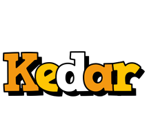 Kedar cartoon logo
