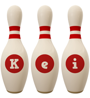 Kei bowling-pin logo