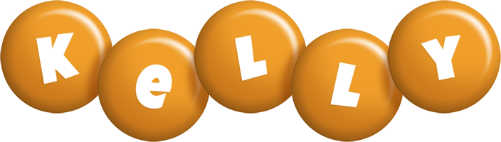 Kelly candy-orange logo