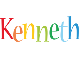 Kenneth birthday logo