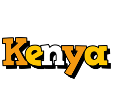 Kenya cartoon logo