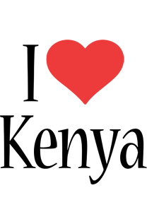 Kenya i-love logo