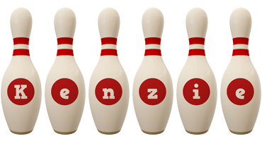 Kenzie bowling-pin logo