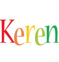 Keren birthday logo