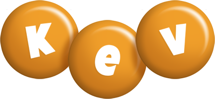 Kev candy-orange logo
