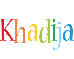 Khadija birthday logo