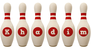 Khadim bowling-pin logo