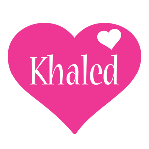 Khaled love-heart logo