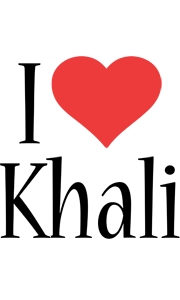 Khali i-love logo