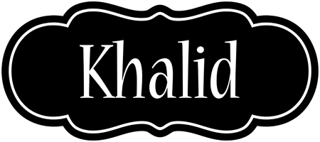 Khalid welcome logo