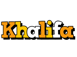 Khalifa cartoon logo