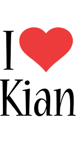 Kian i-love logo