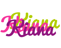 Kiana flowers logo