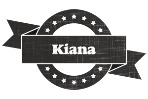 Kiana grunge logo