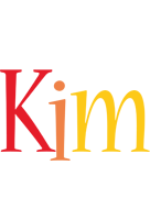 Kim birthday logo