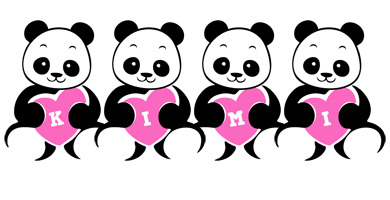Kimi love-panda logo