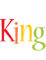 King birthday logo