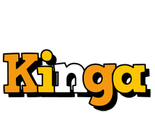 Kinga cartoon logo