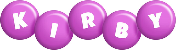 Kirby candy-purple logo