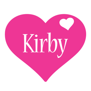 Kirby love-heart logo