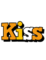 Kiss cartoon logo