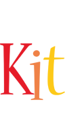 Kit birthday logo