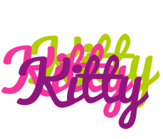 Kitty flowers logo