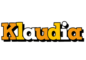 Klaudia cartoon logo