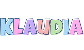 Klaudia pastel logo