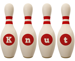 Knut bowling-pin logo