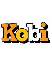 Kobi cartoon logo