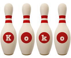 Koko bowling-pin logo