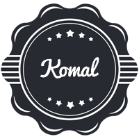 Komal badge logo