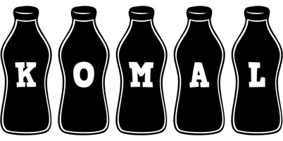 Komal bottle logo