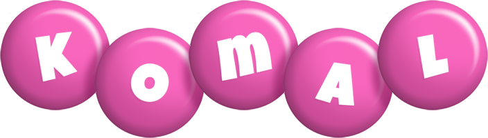 Komal candy-pink logo