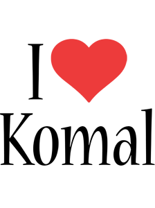 Komal i-love logo