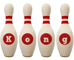 Kong bowling-pin logo