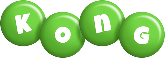 Kong candy-green logo