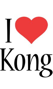 Kong i-love logo