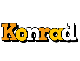 Konrad cartoon logo